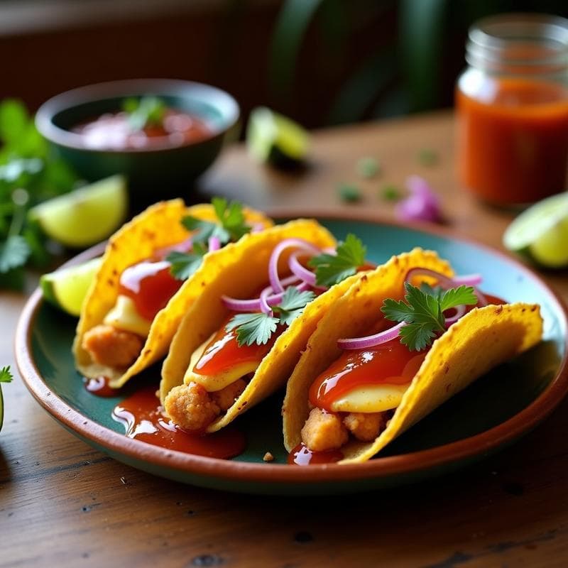 Tacos de Chongos Zamoranos con Salsa de Guayaba: Receta Mexicana en Airfryer sin Fritos