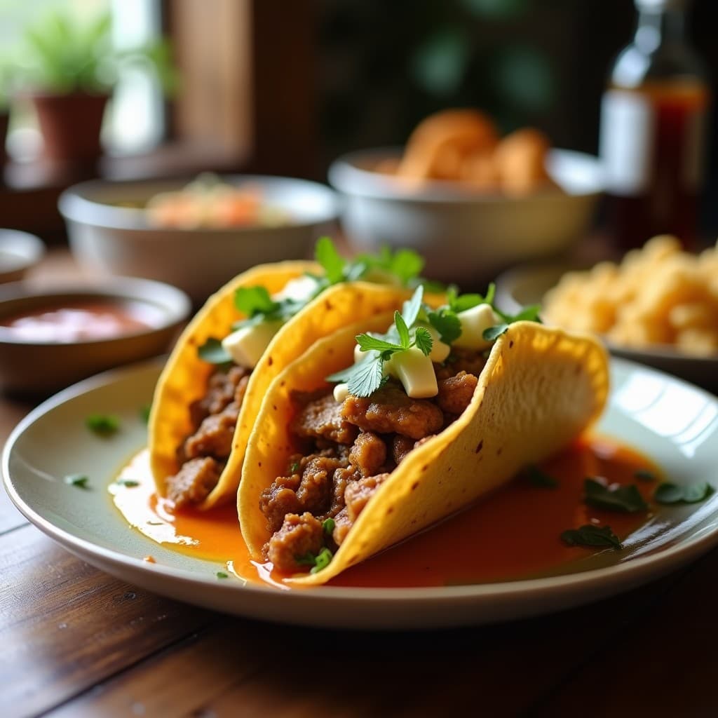 Tacos de Chontaduro y Queso de Cacahuete: Receta Colombiana Vegana con Salsa de Ajiaco en 20 Minutos