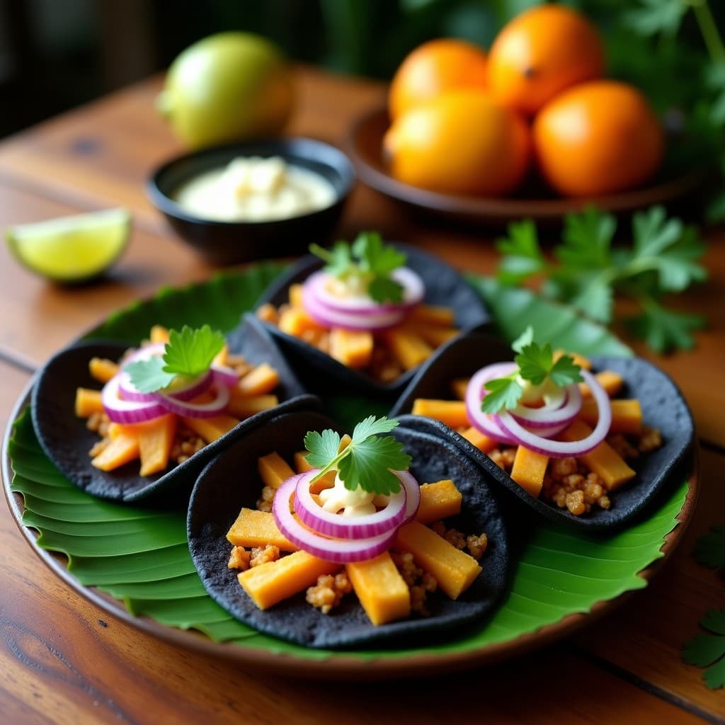Tacos de Chontaduro y Queso de Caju: Receta Colombiana Vegana con Toque Amazónico