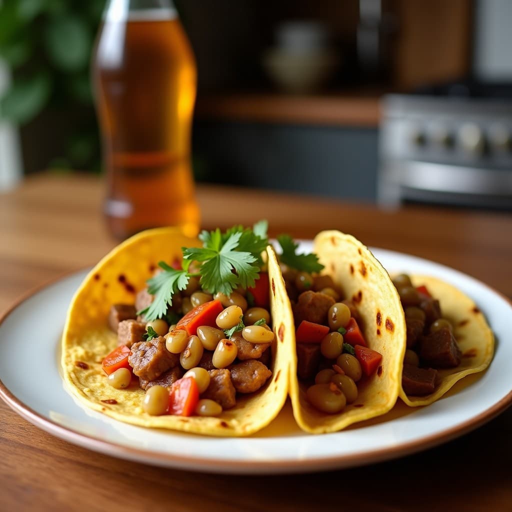 Tacos de Chorizo de Tempeh y Salsa de Guava: Receta Tex-Mex Vegana en Olla Lenta