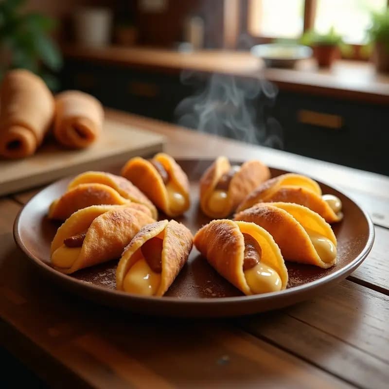 Tacos de Churros Rellenos de Cajeta y Queso Philadelphia: Dulce y Salado en un Muerdo