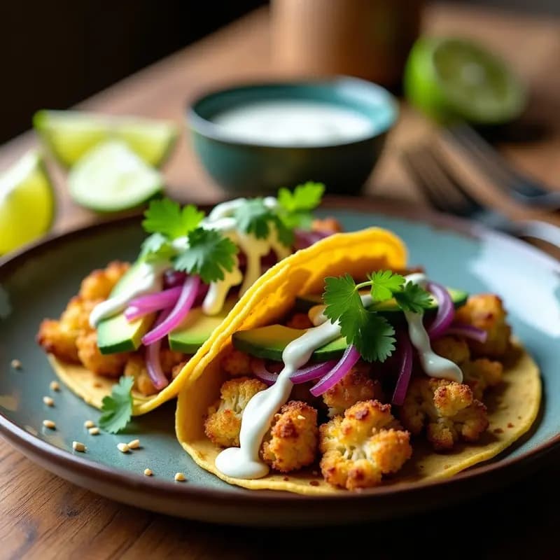 Tacos de Coliflor Ahumada: Receta Vegana Rápida con Toque Ahumado en 20 Minutos