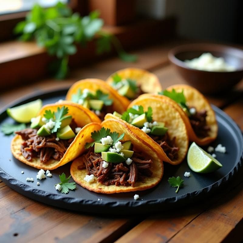 Tacos de Coliflor y Carne de Res Desmenuzada: Receta Low Carb en 20 Minutos