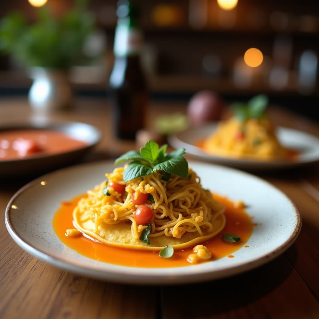 Tacos de Coliflor al Miso con Salsa de Maracuyá: Receta Vegana Fusion Japón-Brasil en Airfryer