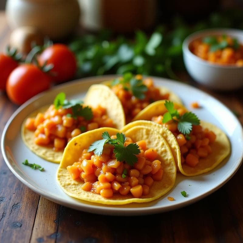Tacos de Coral de Huachinango al Ají Amarillo: Receta Peruana en Airfryer con Salsa de Maracuyá