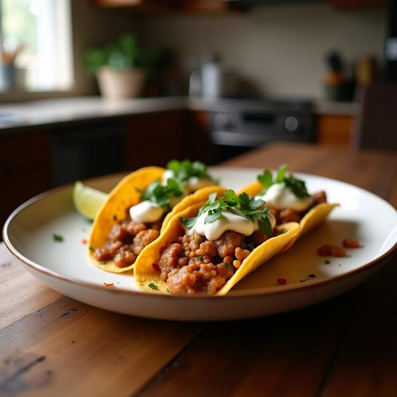 Tacos de Corazón de Alcachofa Ahumada: Receta Vegana con Salsa de Tahini en Airfryer