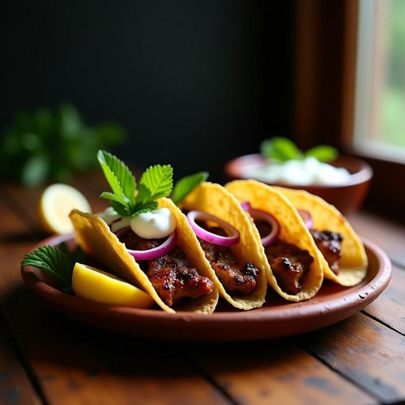 Tacos de Cordero Moruno en Airfryer: Receta Rápida y Auténtica con Especias Árabes