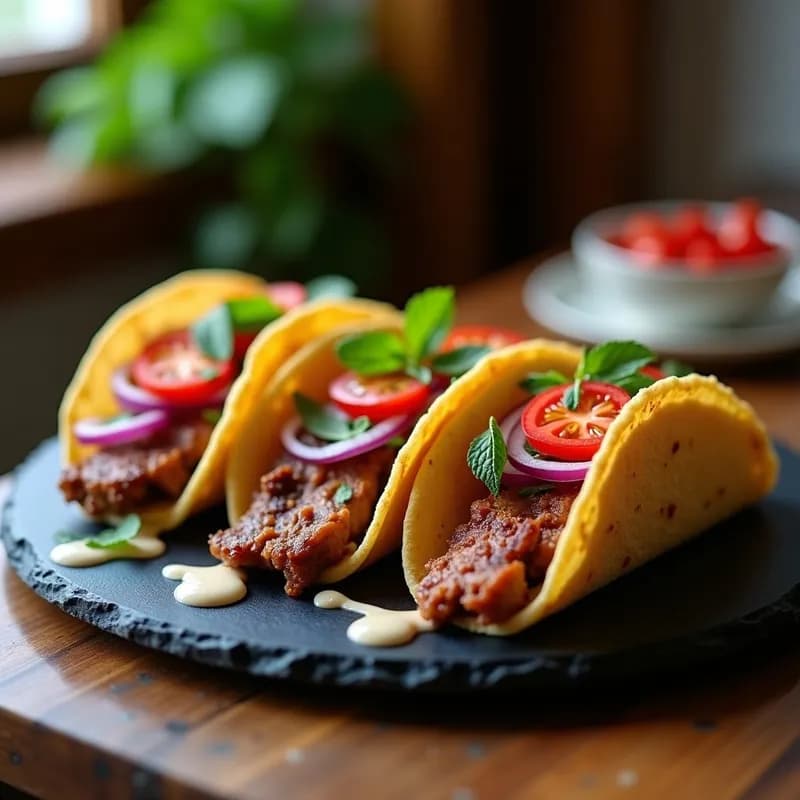 Tacos de Cordero al Yogur Griego: Receta al Horno Crujiente y Jugosa en 25 Minutos