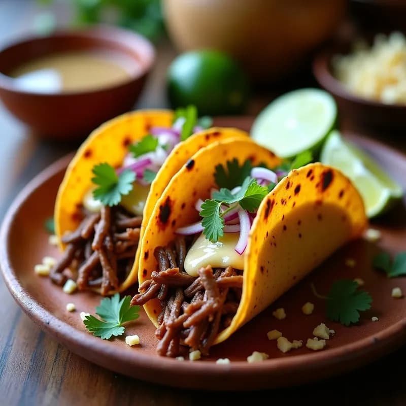 Tacos de Birria Quesabirria: Receta en Airfryer sin Aceite y Alta en Proteína