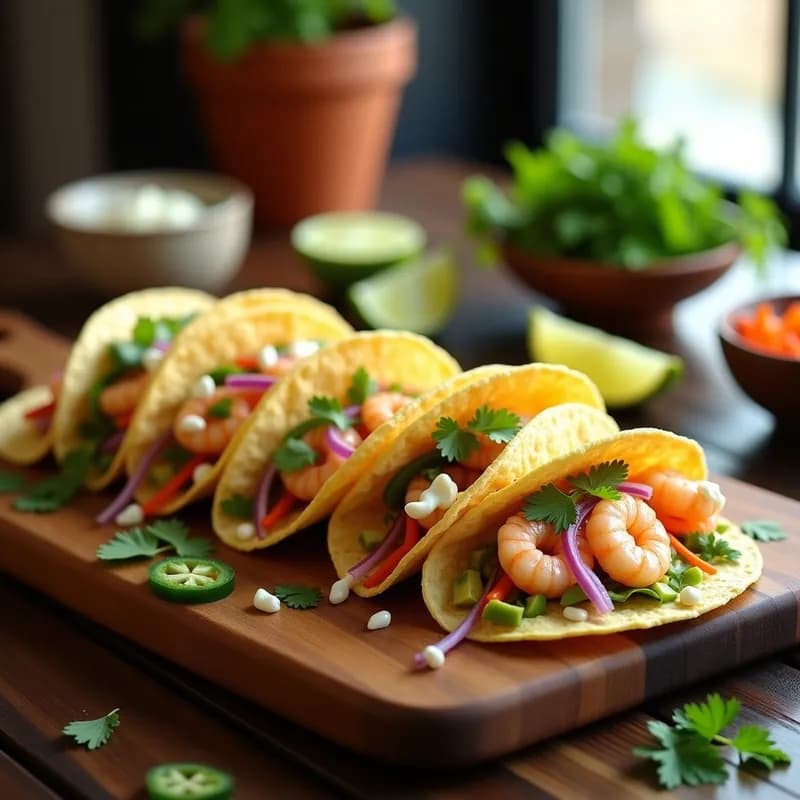 Tacos de Camarón Encurtido: Receta Auténtica de Baja California en 20 Minutos