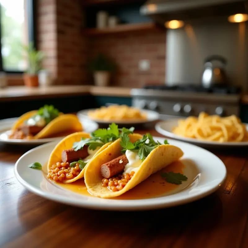Tacos de Cazuelita con Chorizo y Queso Frito: Receta Mexicana Crujiente en 20 Minutos
