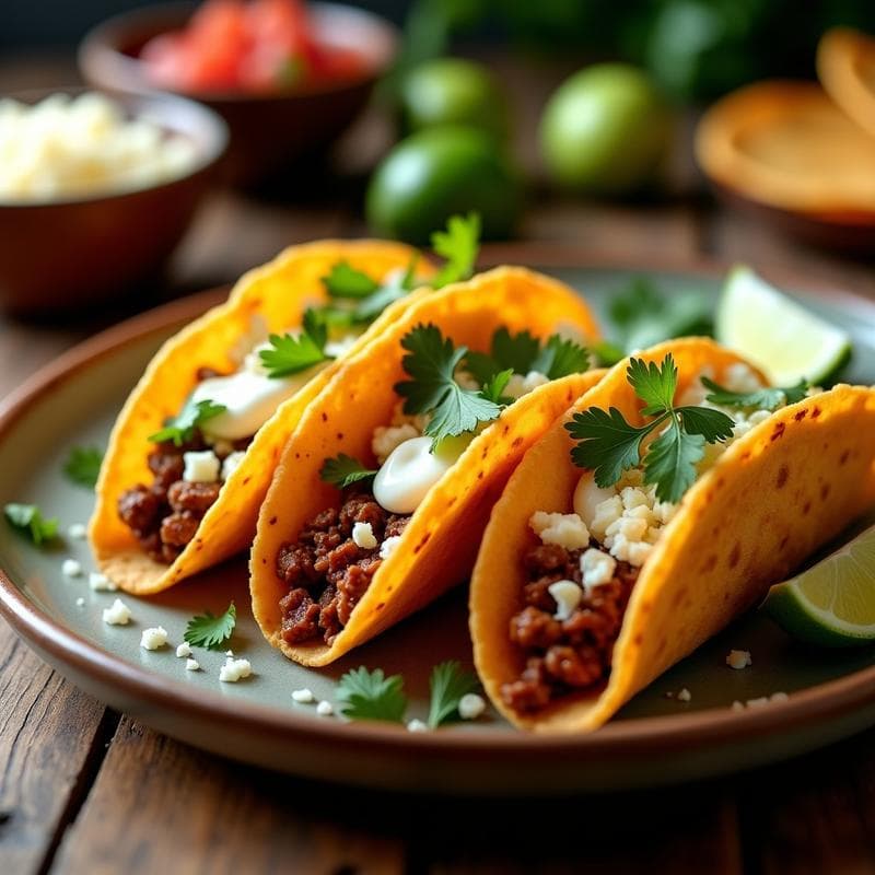 Tacos de Cazuelita Express: Receta en Airfryer con Sabor Tradicional en 15 Minutos