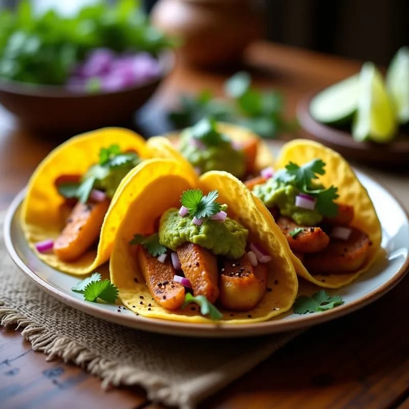 Tacos de Flor de Calabaza Ahumada: Receta Tradicional con Salsa Verde en 15 Minutos