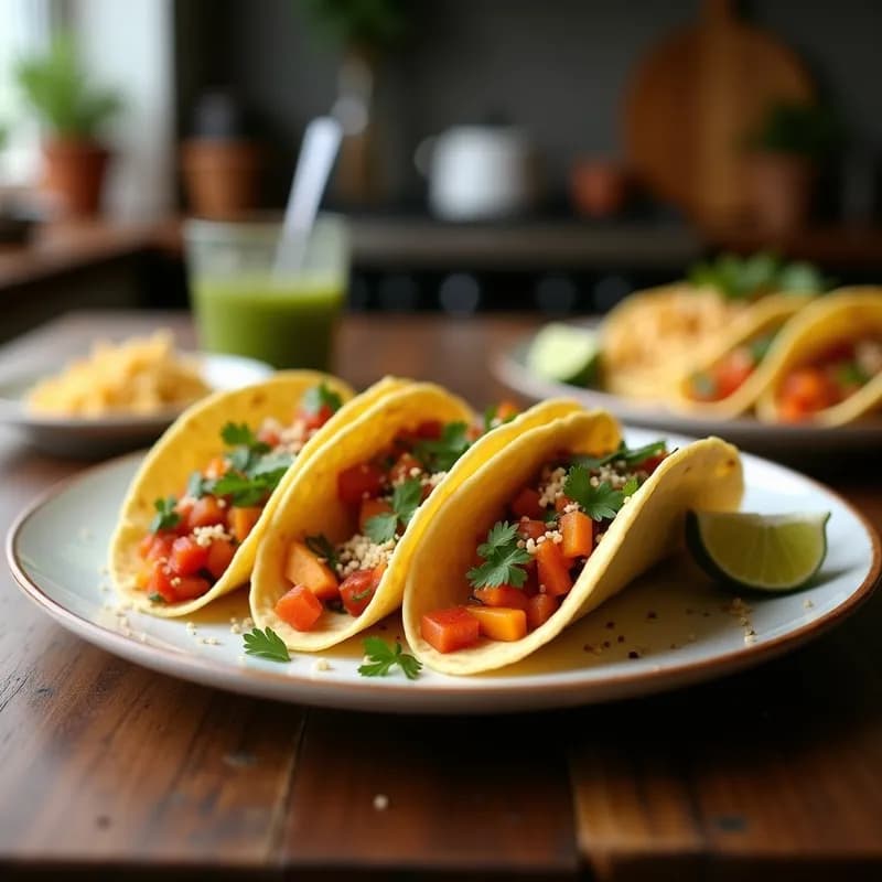 Tacos de Flor de Calabaza Ahumados: Receta en Airfryer Crujiente y Rápida
