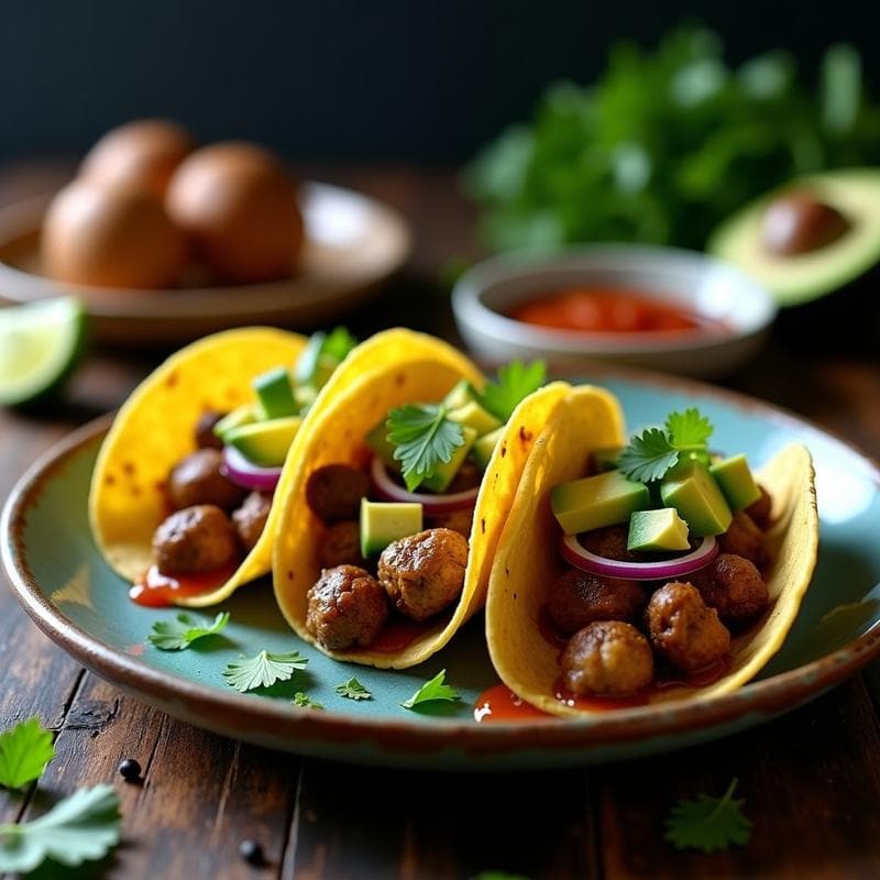 Tacos de Hongos Maitake Crujientes en Airfryer: Receta Vegana Ultra Rápida y Alta en Umami