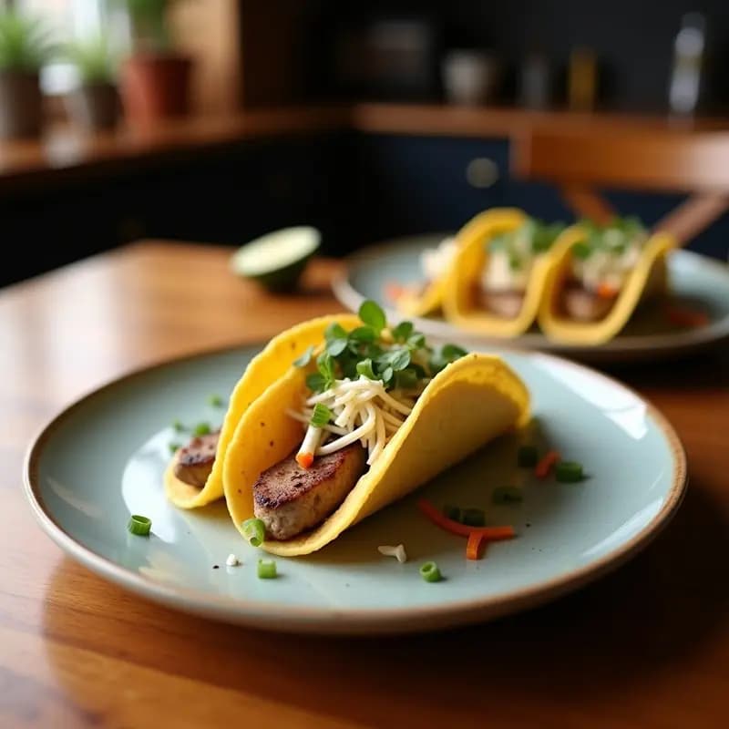 Tacos de Hongos Oyster Estilo Baja: Receta Vegana y Crujiente en 20 Minutos