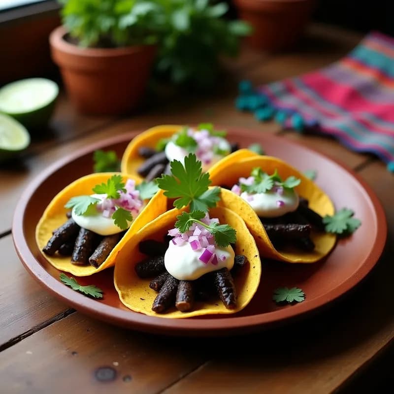 Tacos de Huitlacoche con Queso Panela: Receta Auténtica y Gourmet en 25 Minutos