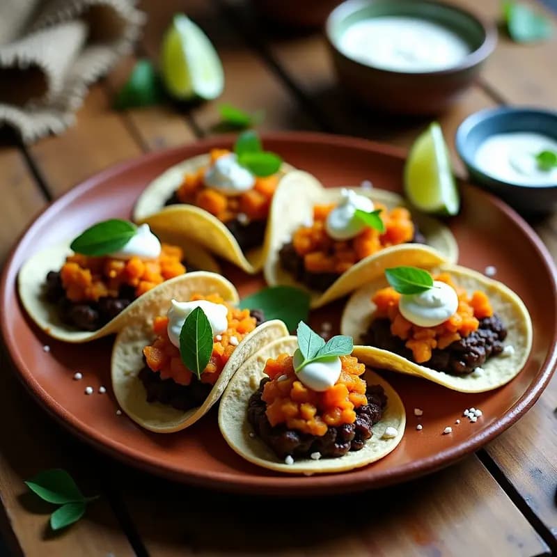 Tacos de Huitlacoche y Flor de Calabaza: Receta Gourmet con Toque Mexicano en 25 Minutos