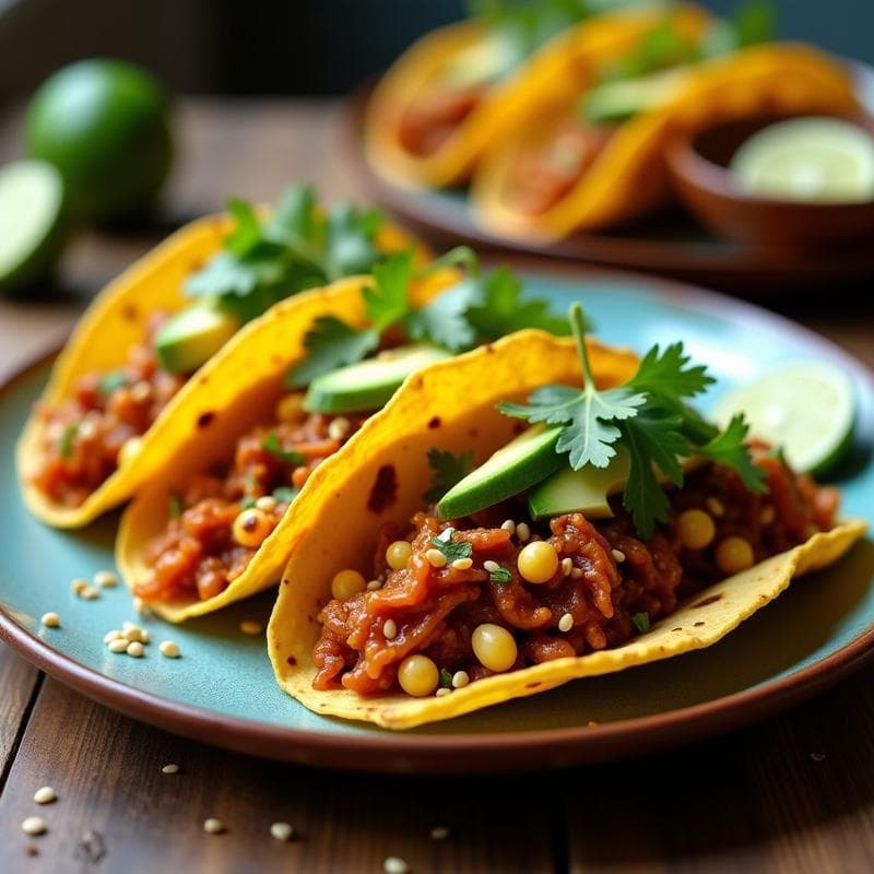Tacos de Jackfruit Desmenuzada al Chipotle: Receta Vegana Rápida y Alta en Fibra