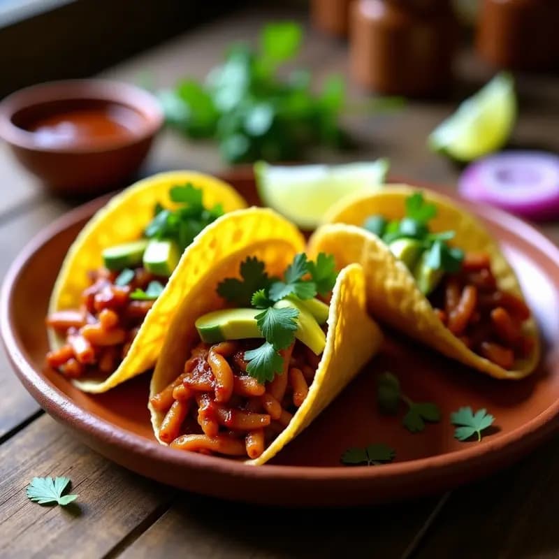 Tacos de Jackfruit Desmenuzado con Salsa BBQ: Receta Vegana Rápida y Sabrosa