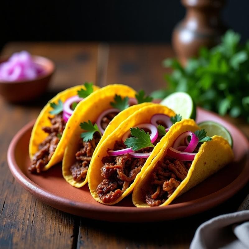 Tacos de Rabo de Toro Desmenuzado: Receta en Airfryer Crujiente y Jugosa en 30 Minutos