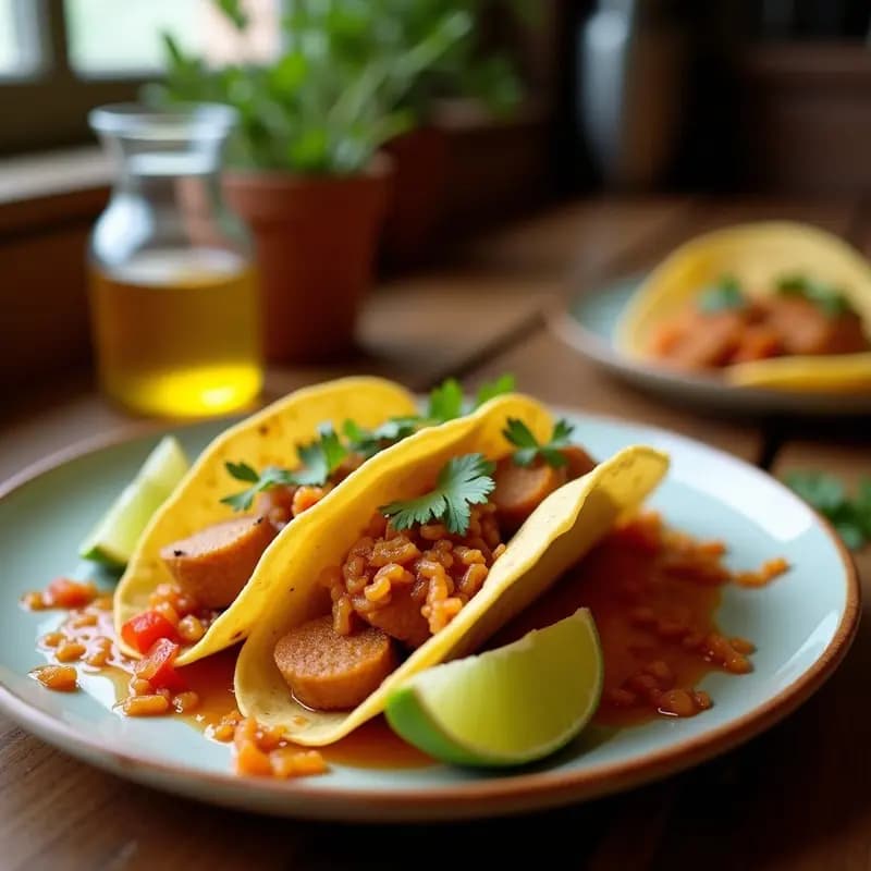 Tacos Dorados de Frijol con Aceite de Comino: Receta Crujiente en 15 Minutos