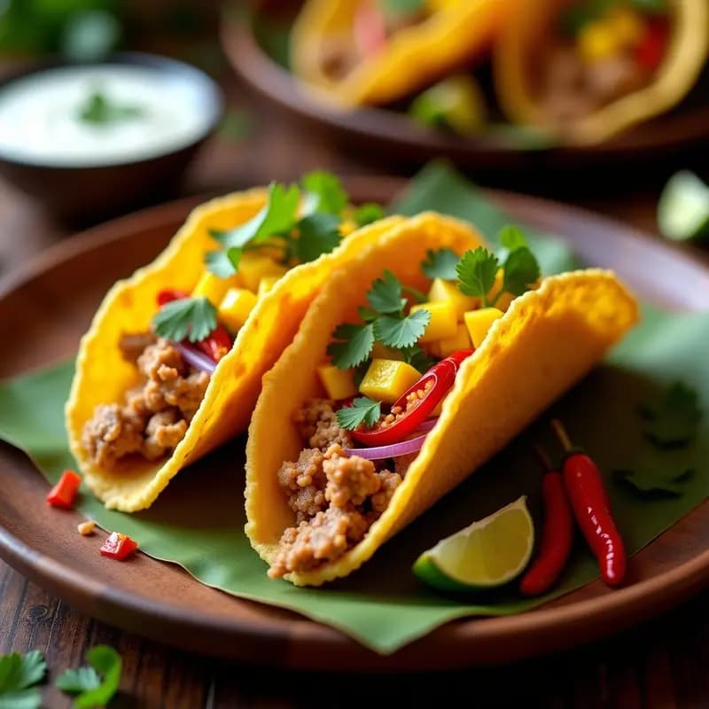 Tacos Dorados de Ampalaya Picante: Receta Filipina Crujiente y Sin Gluten en 25 Minutos