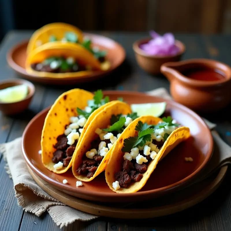Tacos Dorados de Barbacoa de Res con Consomé: Receta Mexicana Clásica en Airfryer