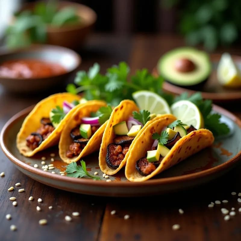 Tacos Dorados de Berenjena Ahumada: Receta Crujiente en Airfryer Sin Aceite