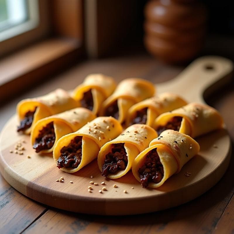 Tacos Dorados de Café y Cacahuete: Receta Vegana con Sabor a Café Tostado