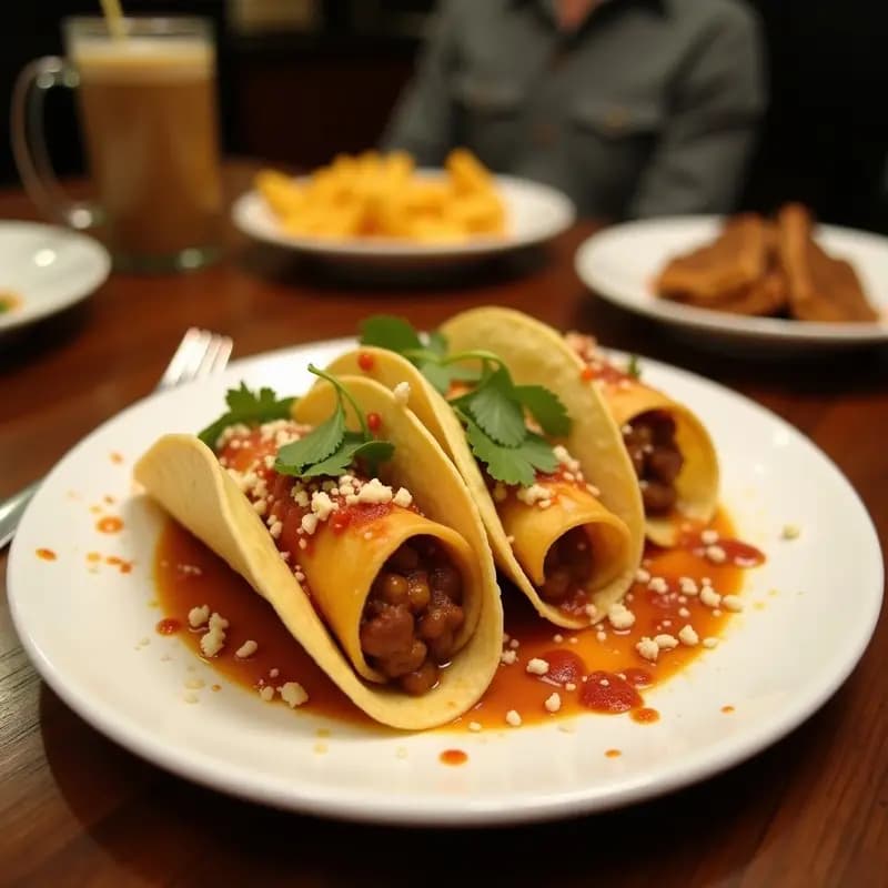 Tacos Dorados de Café: Receta Mexicana con Especias para Despertar tus Sentidos