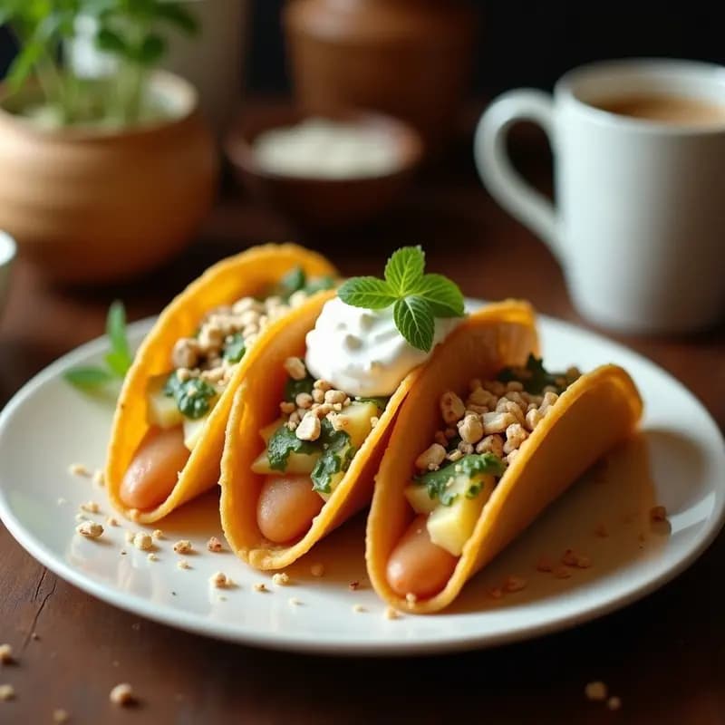 Tacos Dorados de Café con Leche Condensada: Receta Express para Postre con Toque Mexicano