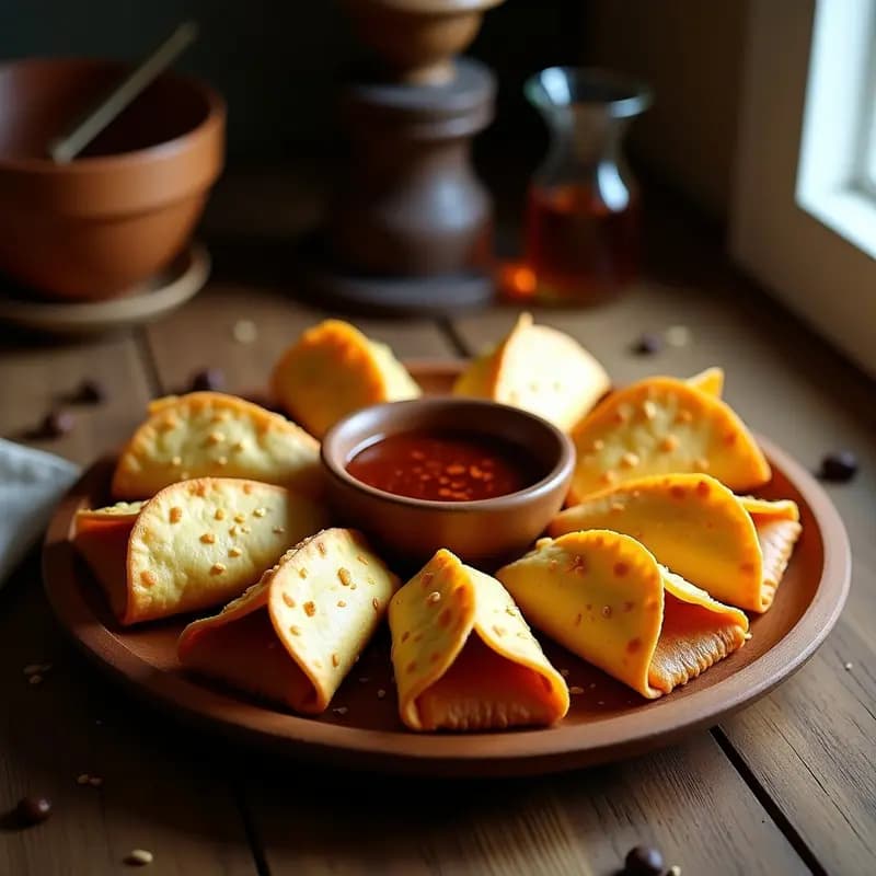 Tacos Dorados de Café: Receta Express en Airfryer con Salsa de Miel y Chile