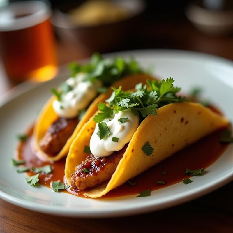 Tacos Dorados de Café Moka: Postre Crujiente en 20 Minutos con Toque Gourmet