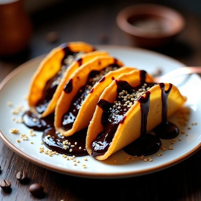 Tacos Dorados de Café con Mole: Receta Mexicana Innovadora y Fácil