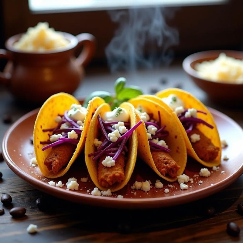 Tacos Dorados de Café Oaxaqueño: Receta en Airfryer Sin Fritura y Alta en Sabor