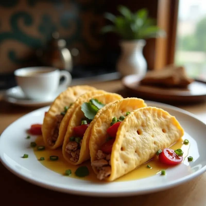Tacos Dorados de Café: Receta Innovadora en Olla Exprés para Desayunos Energéticos