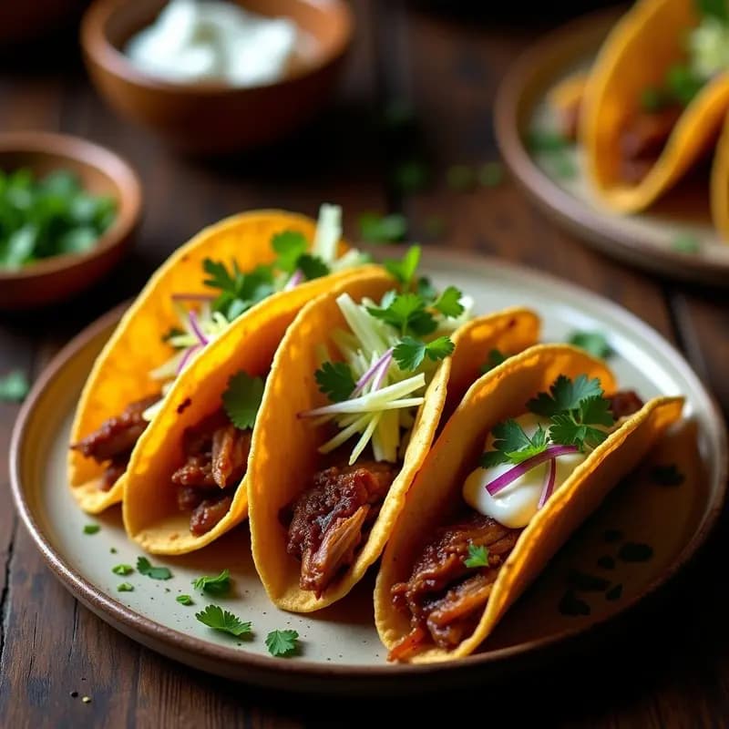Tacos Dorados de Café y Puerco: Receta al Horno Crujiente y Sin Freír