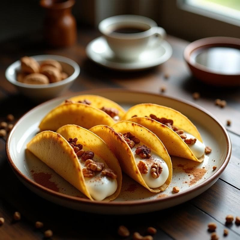 Tacos Dorados de Café: Receta Sin Azúcar y Alta en Energía para el Desayuno
