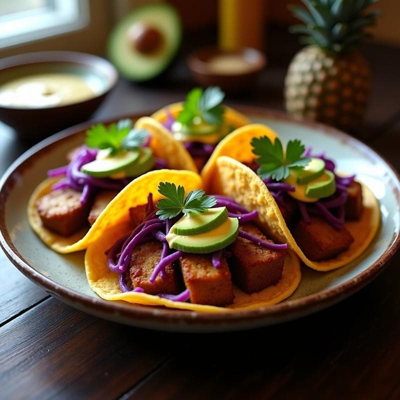 Tacos Dorados de Café y Hongos Portobello: Receta Umami en Airfryer Sin Freír