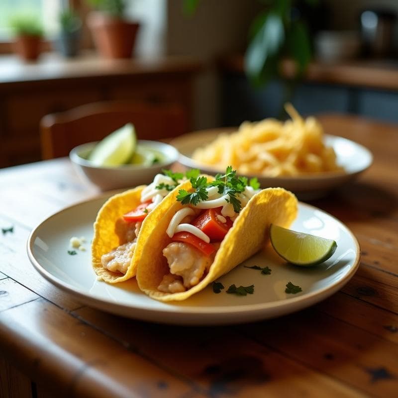 Tacos Dorados de Camarón al Cebiche Limeño: Receta Peruana Crujiente en 20 Minutos
