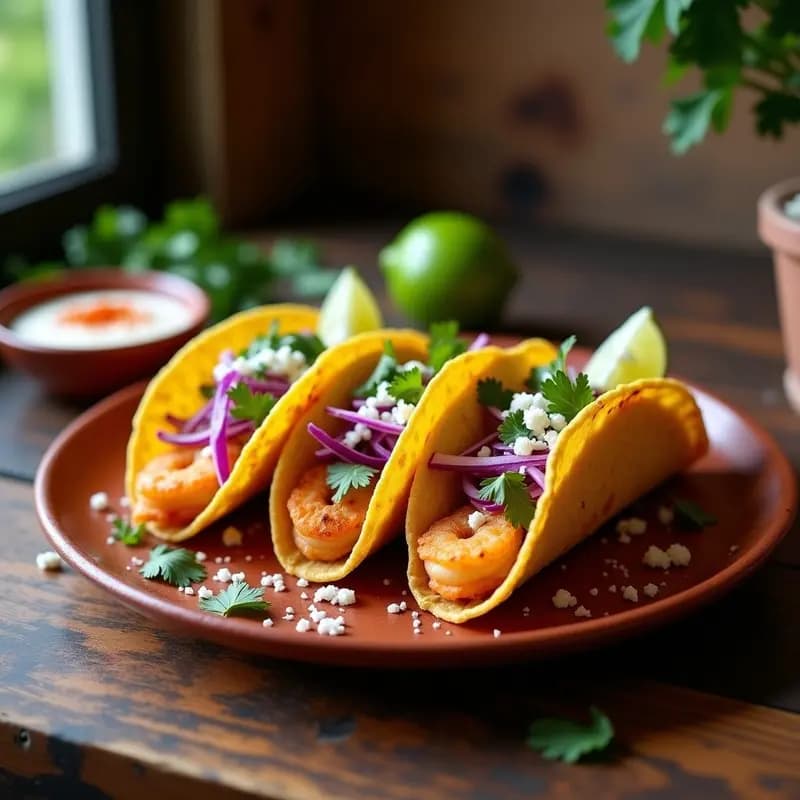 Tacos Dorados de Camarones Ahumados: Receta Crujiente en 20 Minutos con Toque Profundo