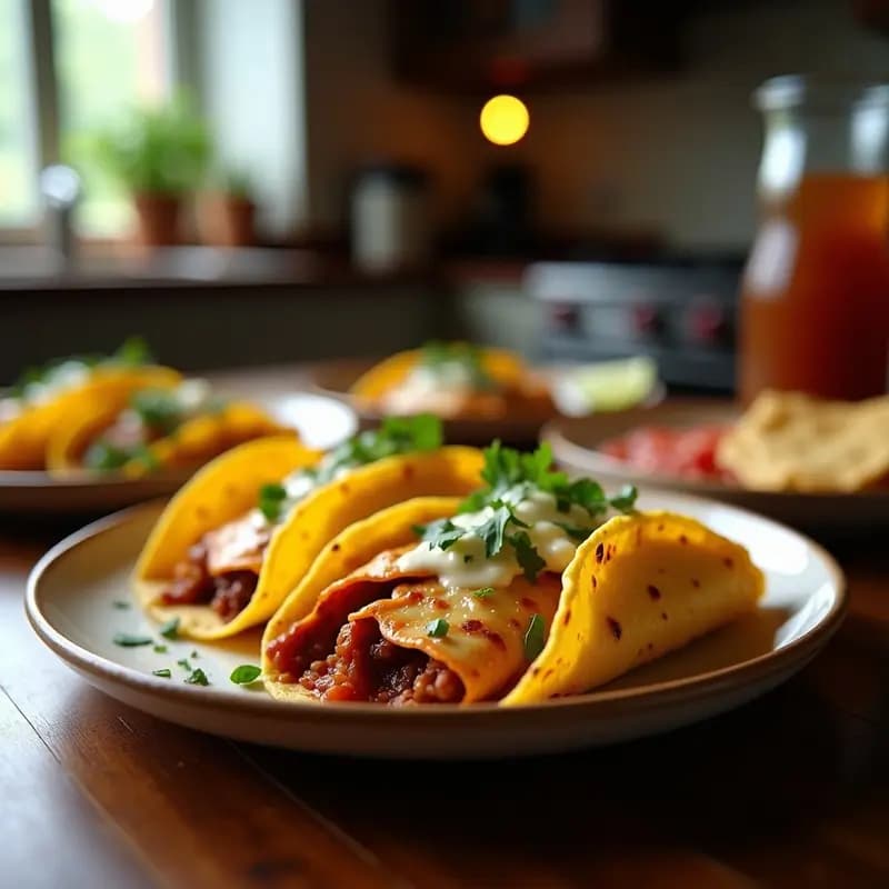 Tacos Dorados Rellenos de Carne Molida y Queso: Fritos y Ultra Crujientes