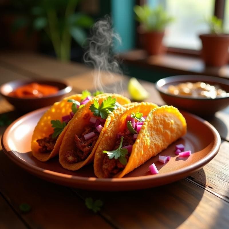 Tacos Dorados de Cochinita Pibil: Receta en Airfryer con Toque Yucateco en 25 Minutos