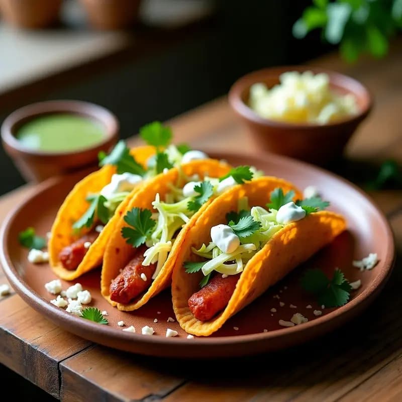 Tacos Dorados de Chorizo y Papa: Receta Mexicana en Airfryer para Tupper
