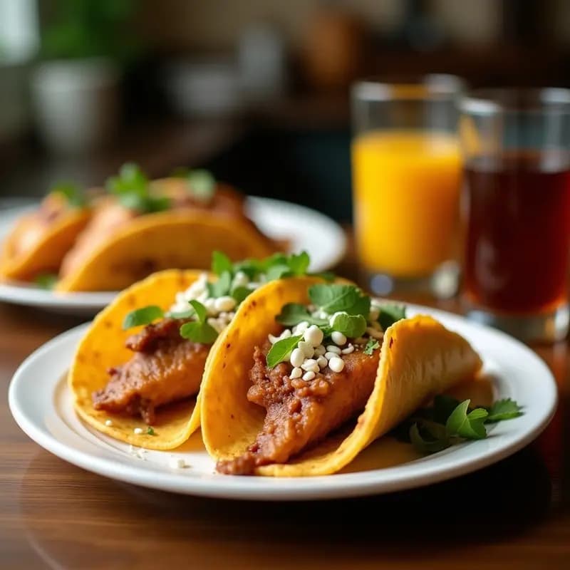 Tacos Dorados de Costilla de Cerdo Desmenuzada: Receta Mexicana Crujiente para Fiestas