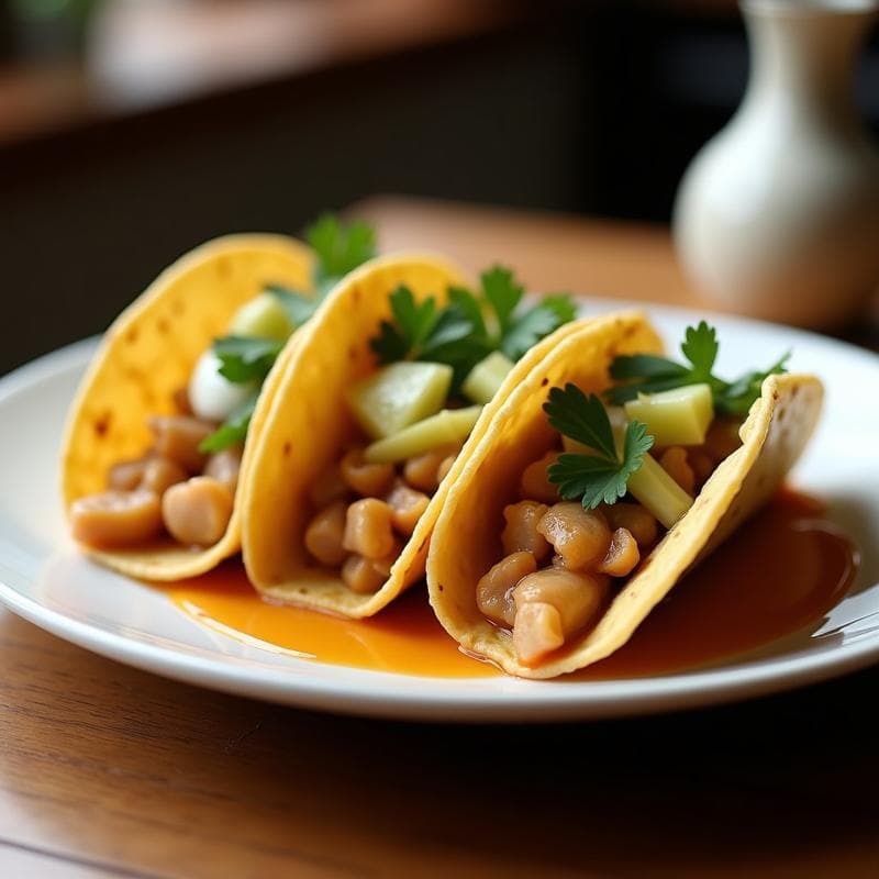 Tacos Dorados de Hongos Oyster: Receta Crujiente en Airfryer con Umami Intenso