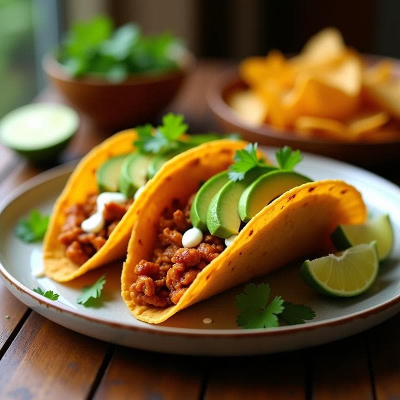 Tacos Dorados de Jackfruit: Receta Vegana y Picante con Toque Mexicano en 25 Minutos