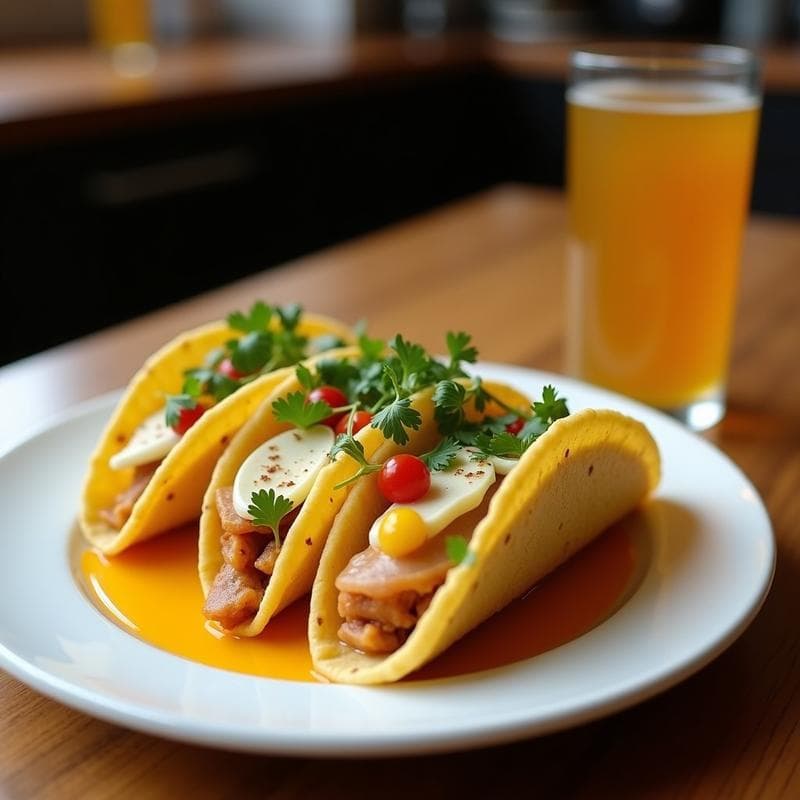 Tacos Dorados de Jaiba y Mango Ahumado: Receta Crujiente en Airfryer con Toque Costero
