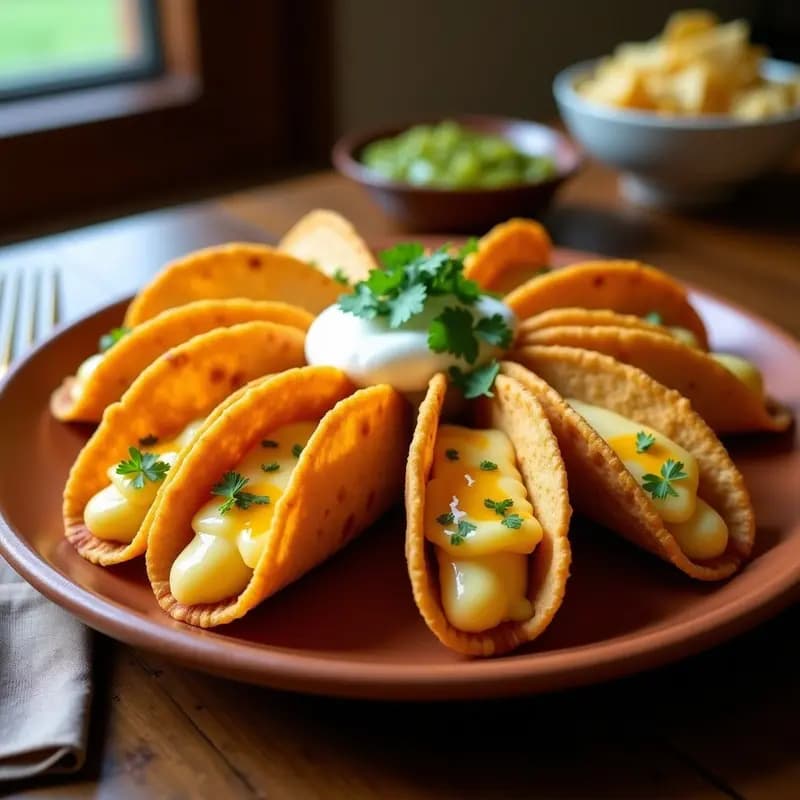 Tacos Dorados de Papa y Queso: Receta Crujiente en Airfryer para Cenas Rápidas